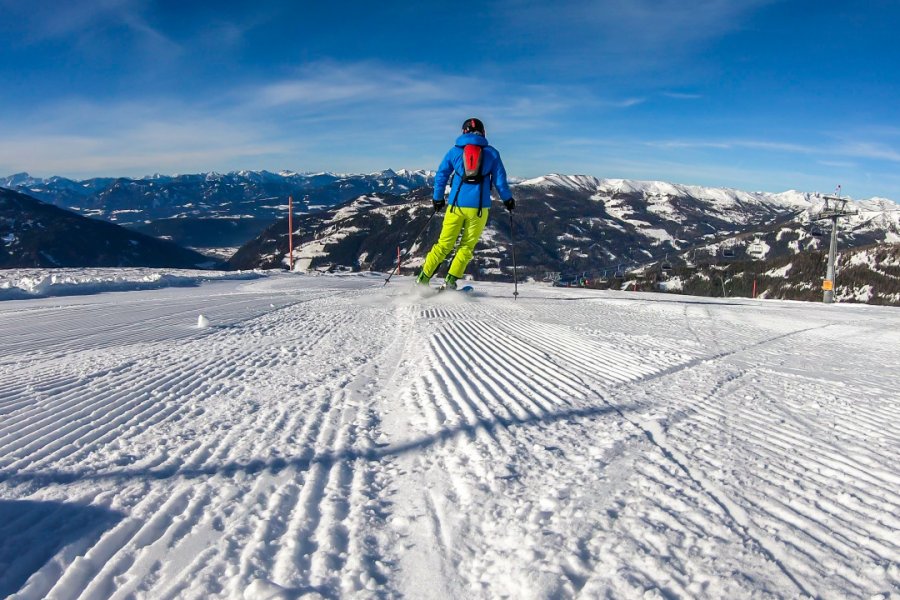 Skieur à Bad Kleinkirchheim. Christopher Moswitzer - Shutterstock.com