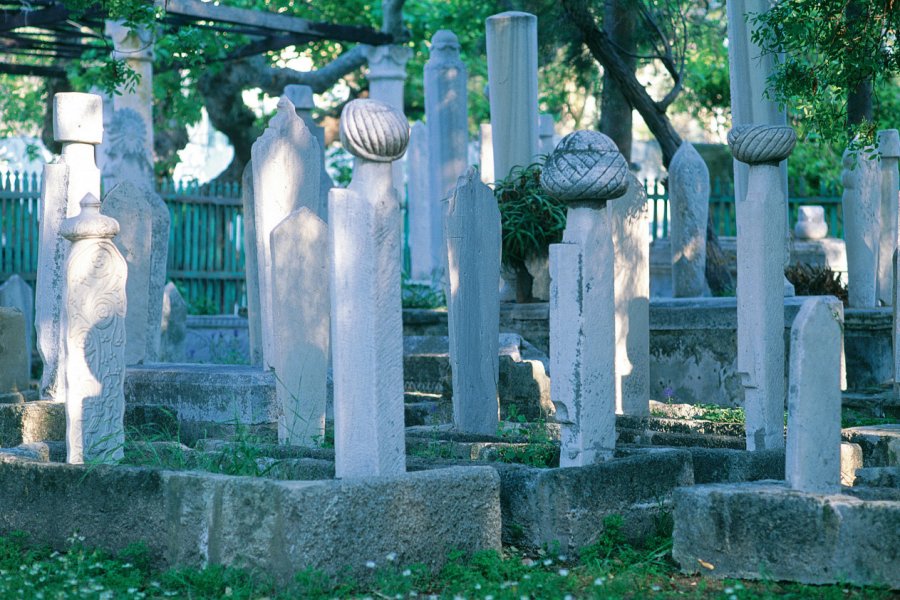 Cimetière turc, Rhodes Chora. Alamer - Iconotec