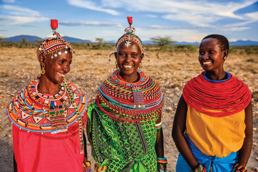 Groupe de femmes appartenant à la tribu Samburu. Bartosz Hadyniak