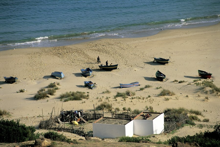 Plage de Dalia dans la région de Ksar-es-Seghir. Thierry Lauzun - Iconotec