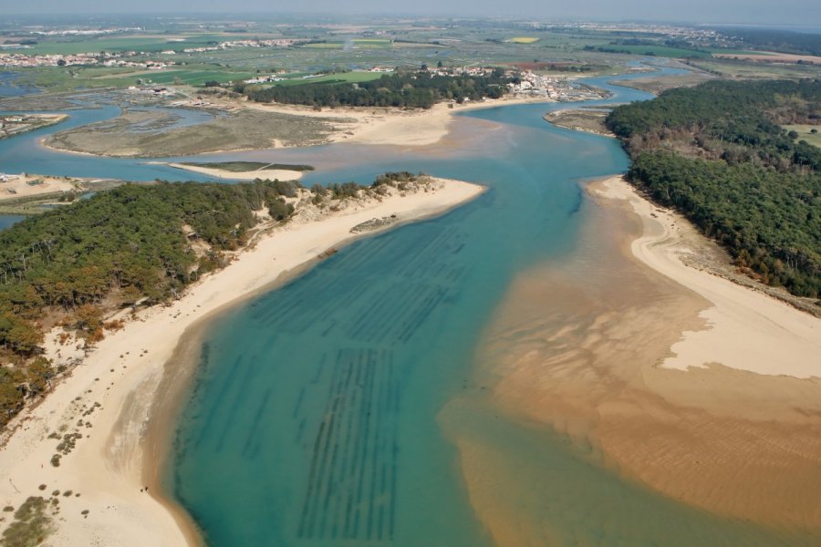 L'estuaire du Payré et l'espace naturel du Veillon près de Talmont-Saint-Hilaire Philippe Devanne - Fotolia