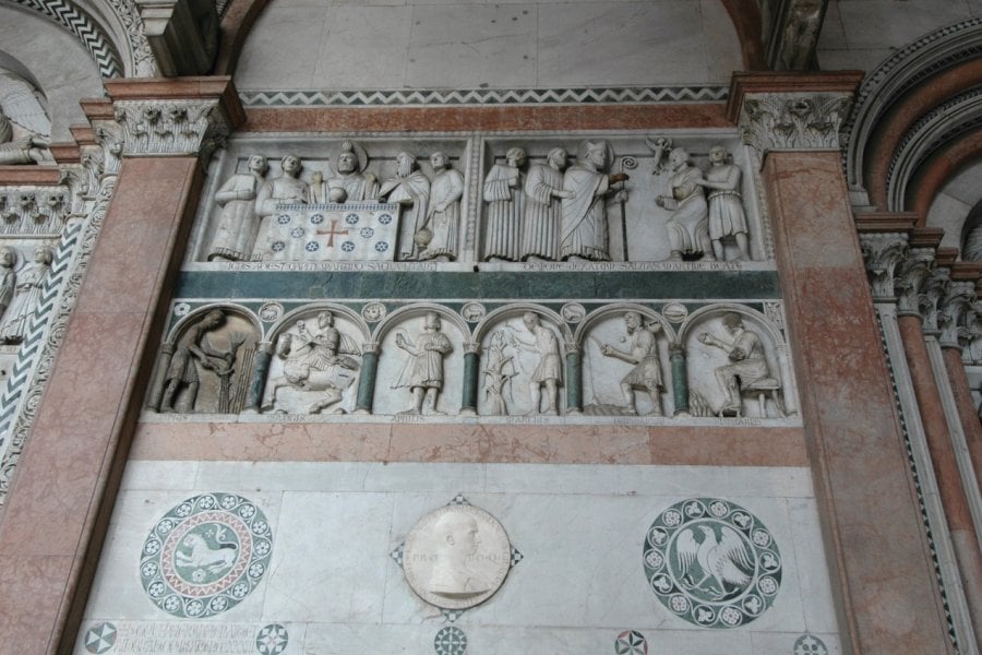 Détail de la cathédrale de Lucca. Picsofitalia.com