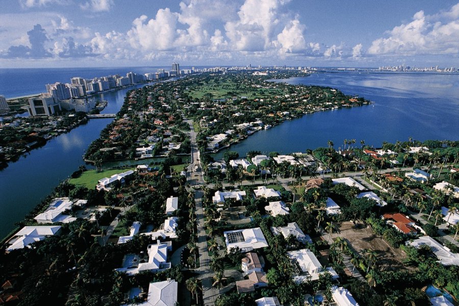 Vue aérienne de Miami Beach. Siegfried Stoltzfuss - Iconotec