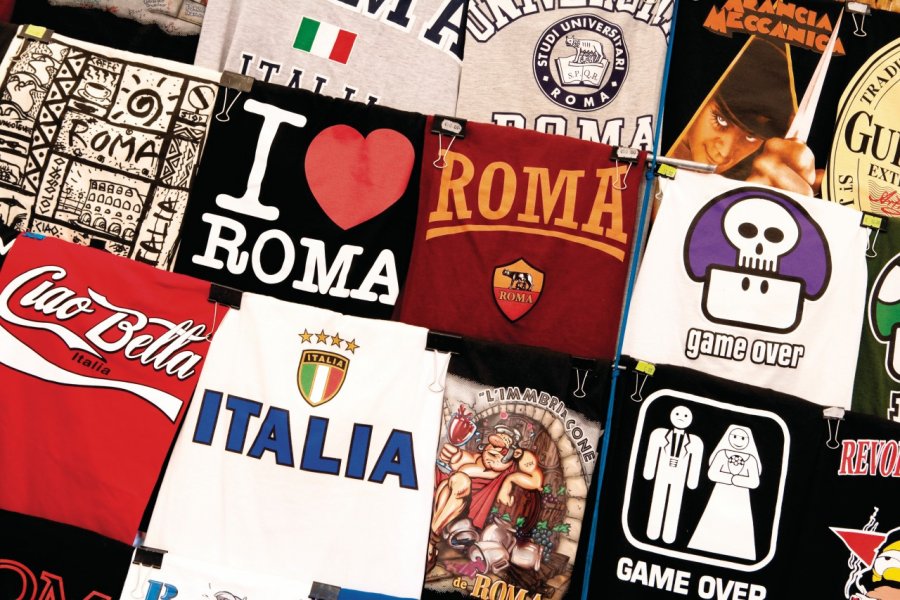 T-shirt mettant Rome à l'honneur. (© Philippe GUERSAN - Author's Image))