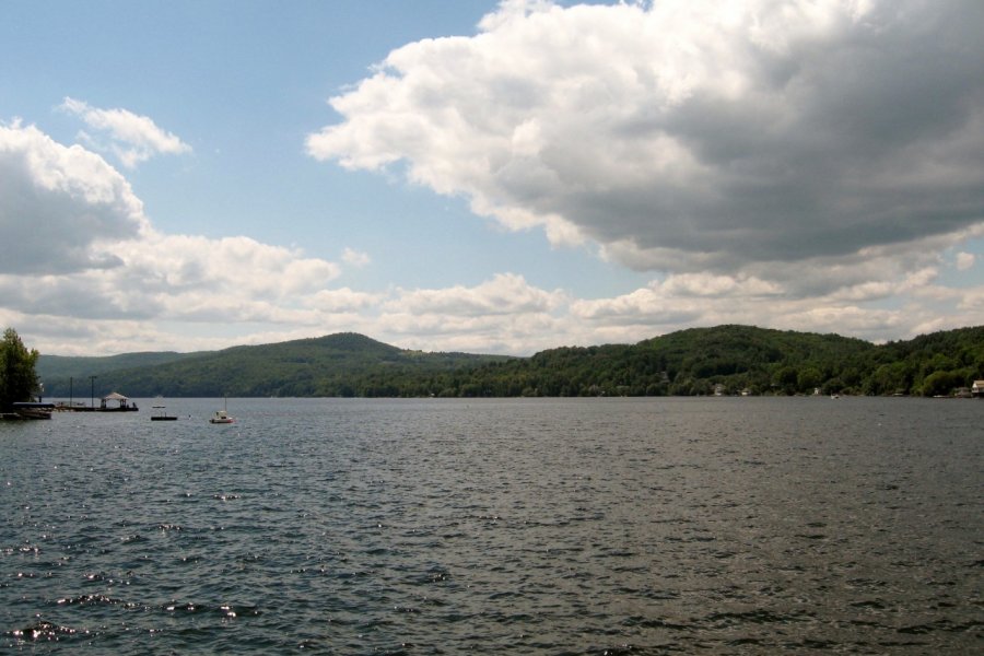 Le lac Massawippi à North Hatley dans les Cantons-de-l'Est. Valérie FORTIER