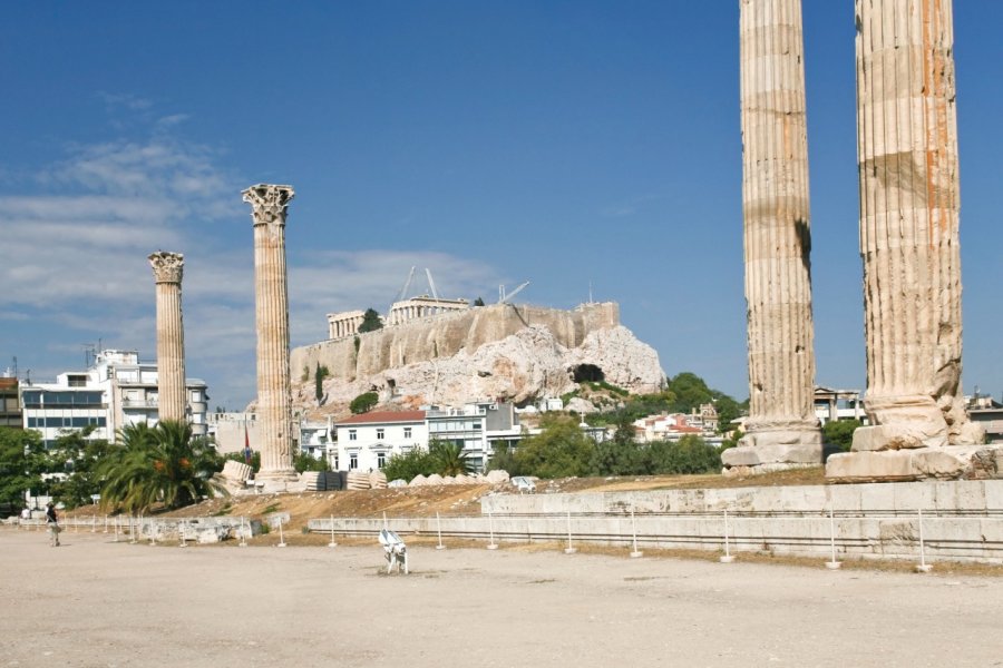 L'Olympiéion permet de découvrir le temple de Zeus olympien. iStockphoto.com/VvoeVale