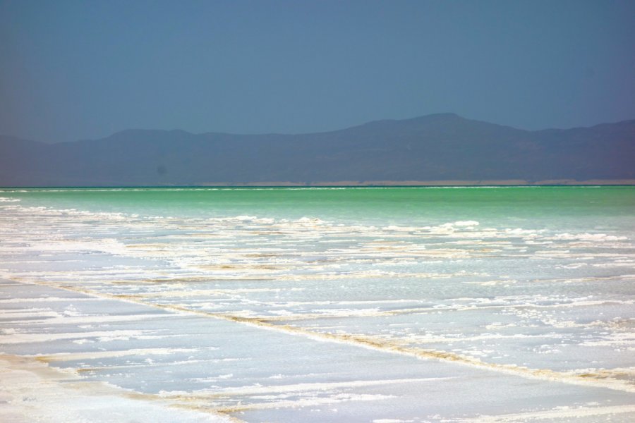 La banquise de sel du lac Assal. Sophie ROCHERIEUX
