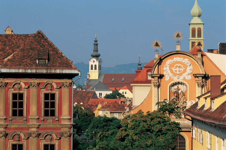 Vue de la ville de Graz. Siegfried Stoltzfuss - Iconotec
