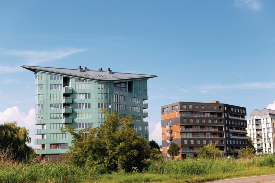 La forme innovante des bâtiments constituent une skyline dynamique. Ivonne Wierink - Fotolia