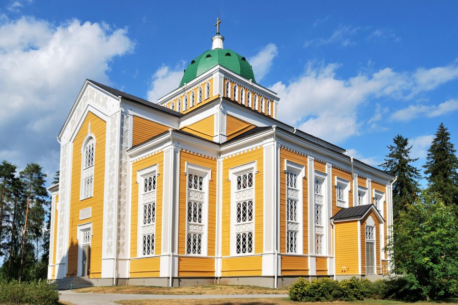 L'église en bois de Kerimäki. Estea - Shutterstock.com