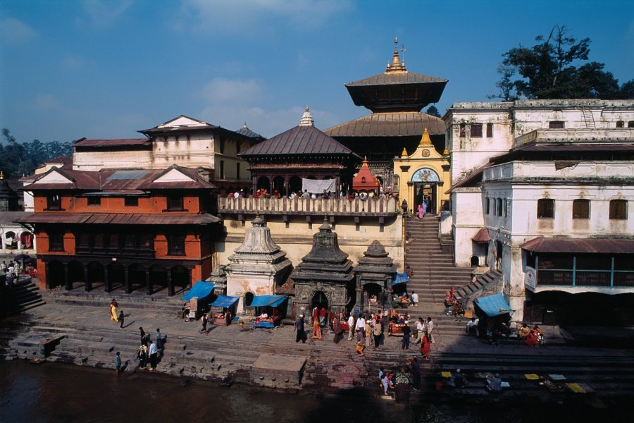 Haut lieu de culte, Pashupatinath constitue le temple hindou le plus important du Népal. Author's Image