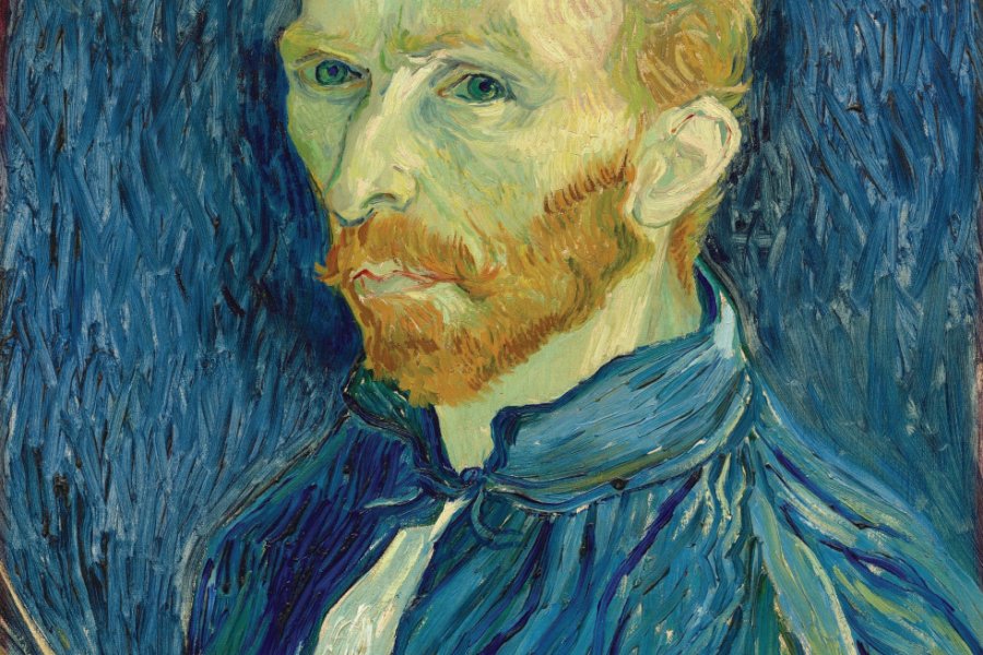 Autoportrait par Vincent Van Gogh, Huile sur toile, 1889. (© Collection of Mr. and Mrs. John Hay Whitney - National Gallery of Art))