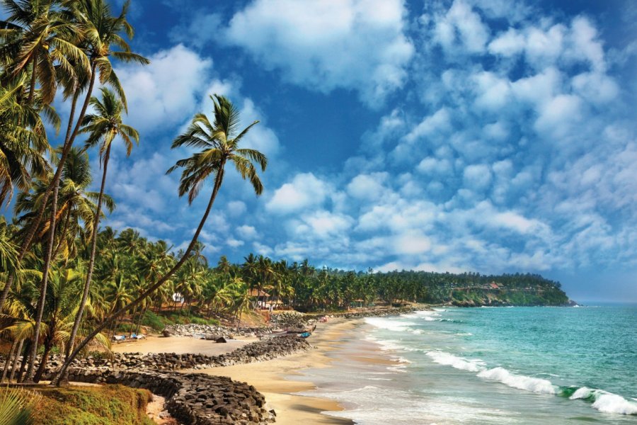 Plage d'Odayam à Varkala. byheaven - iStockphoto.com