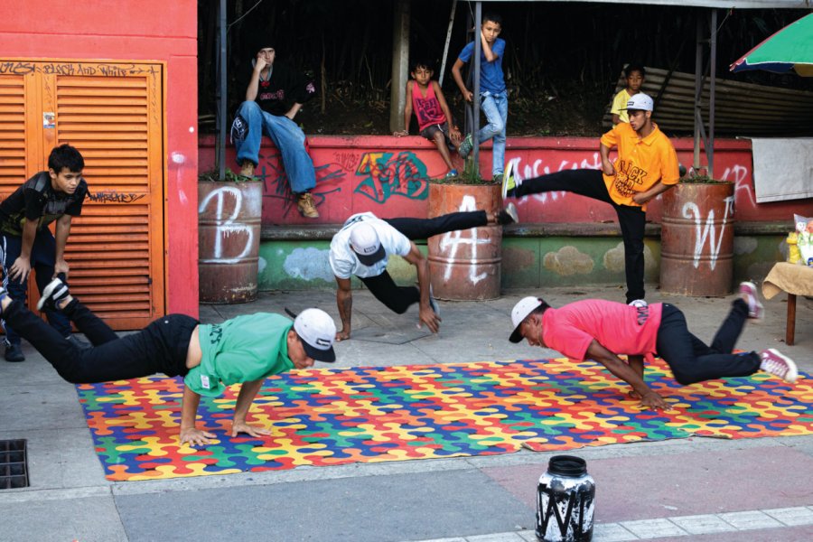 Culture hip hop dans la comuna. Adrien Scat