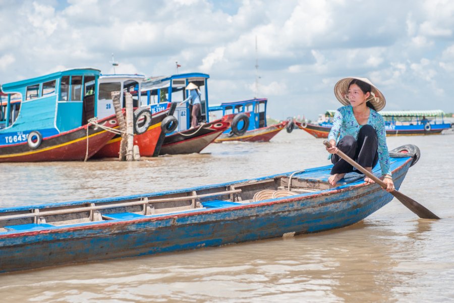 Sur le Mékong, Vinh Long. Rolf_52 - Shutterstock.com