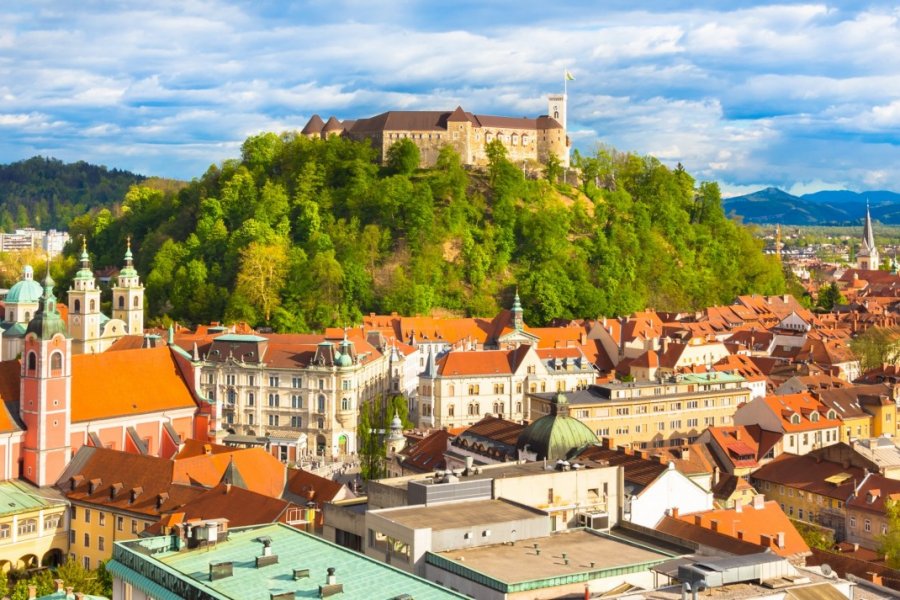 Vue de Ljubljana. Ljubljana Tourism - Mostphotos