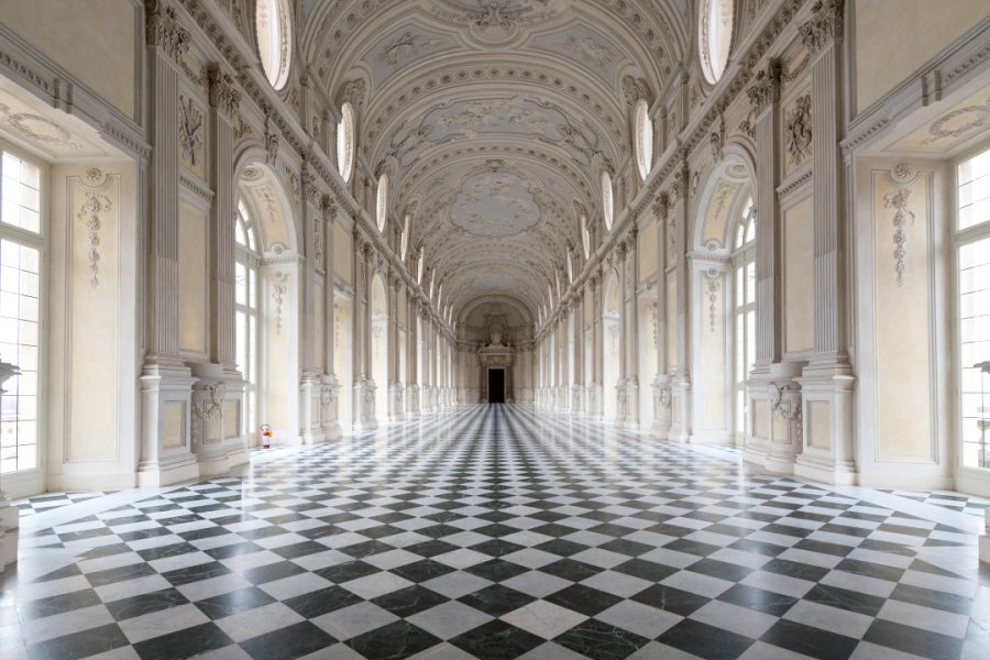 La Grande Galerie dans la Venaria Reale. pio3 - Shutterstock.com