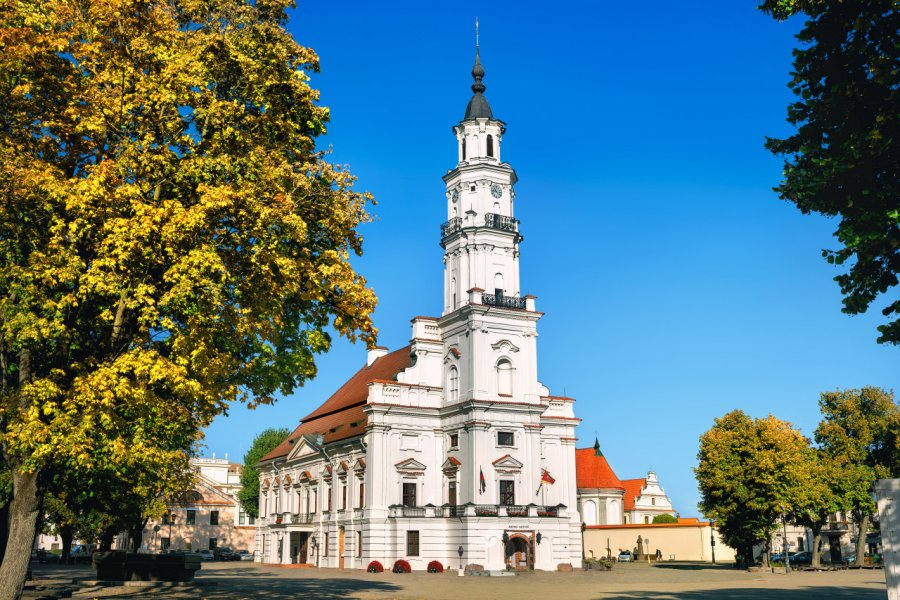 L'hôtel de ville de Kaunas. Valery Bareta - Shutterstock.com