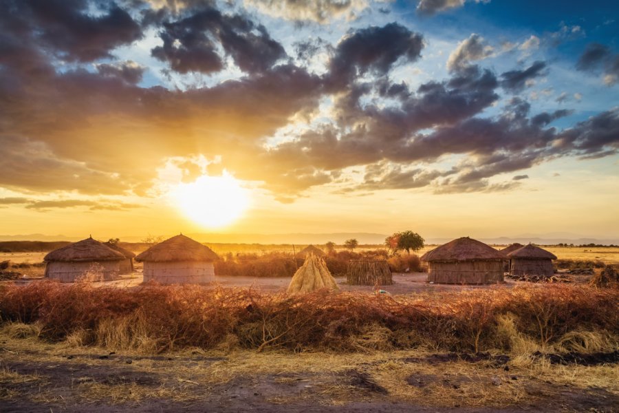 Village masaï dans le parc national de Tarangire. cinoby - iStockphoto.com