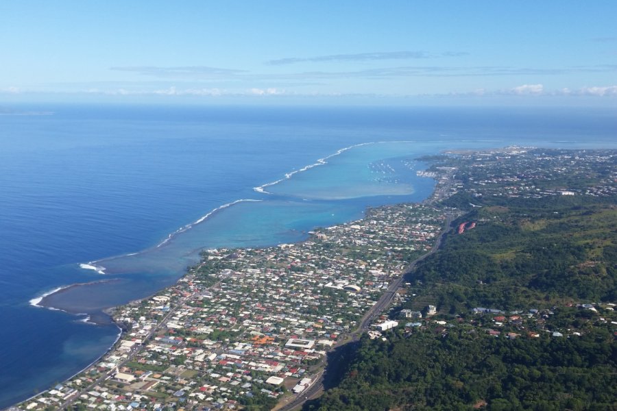 Papeete vue du ciel Laurent BOSCHERO