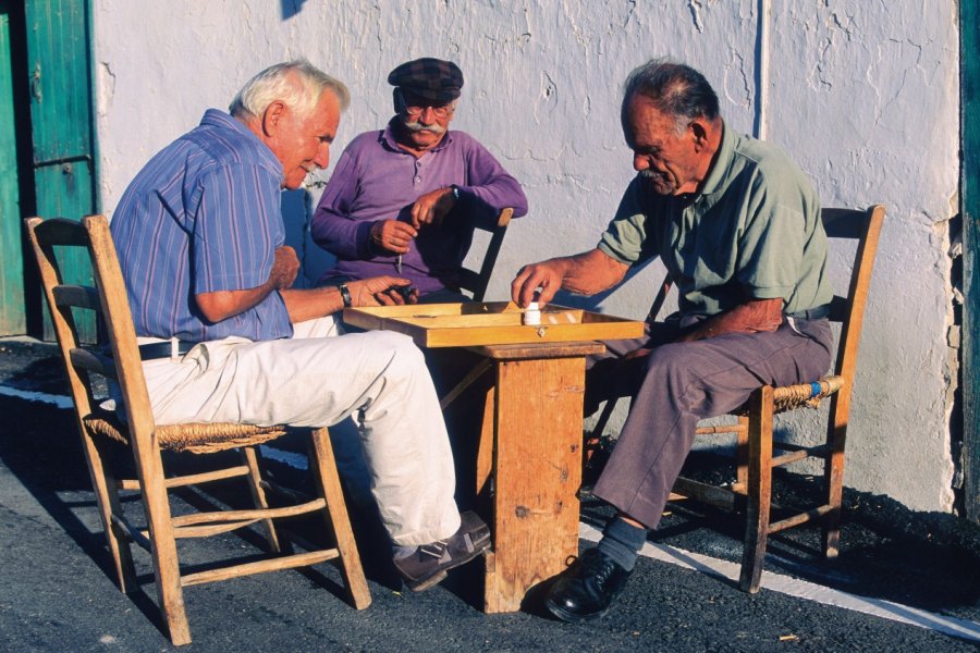 Joueurs de dames. Author's Image