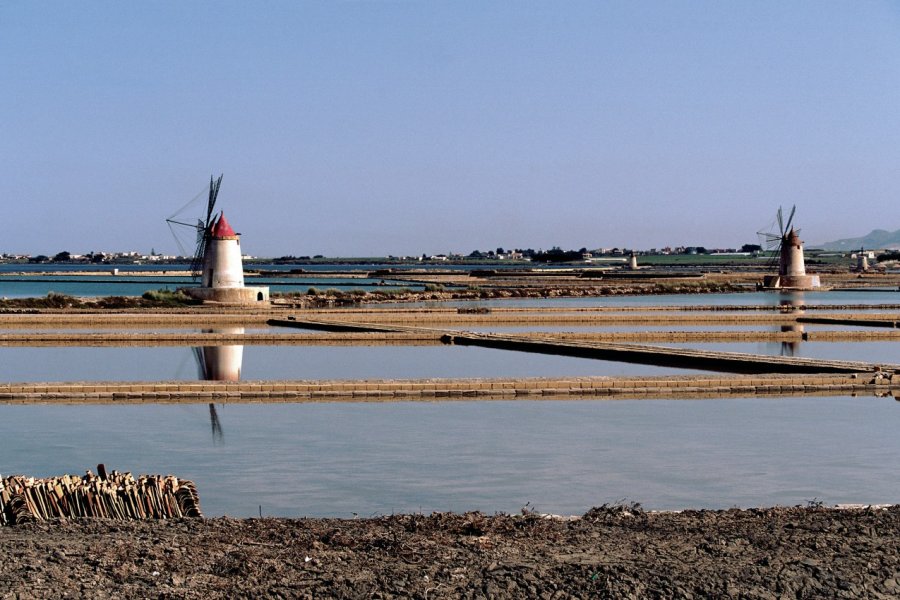 Marais salant à Marsala. Author's Image