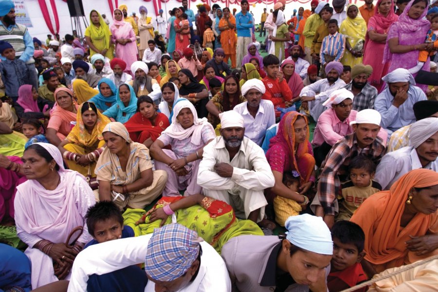 Rassemblement de sikhs à Tarn Taran. Alamer - Iconotec