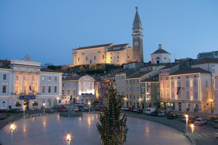 Place Tartini pour Noël. Stéphan SZEREMETA