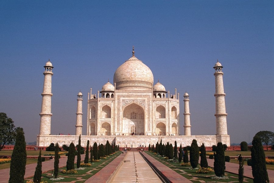 Le Taj Mahal est un des immanquables de l'Inde. Author's Image