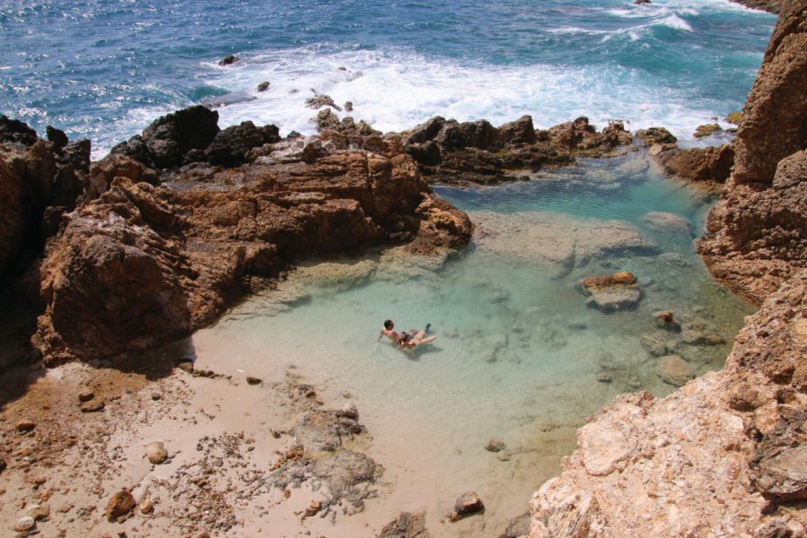 Piscine naturelle à Grand fond. Magali Couaillet