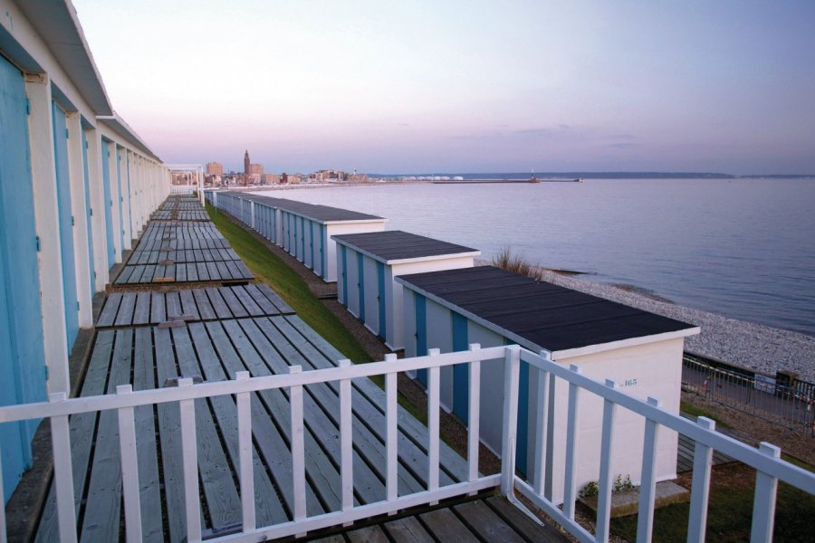 Les cabanes de Sainte-Adresse sur l'espace des Courlis Franck GODARD