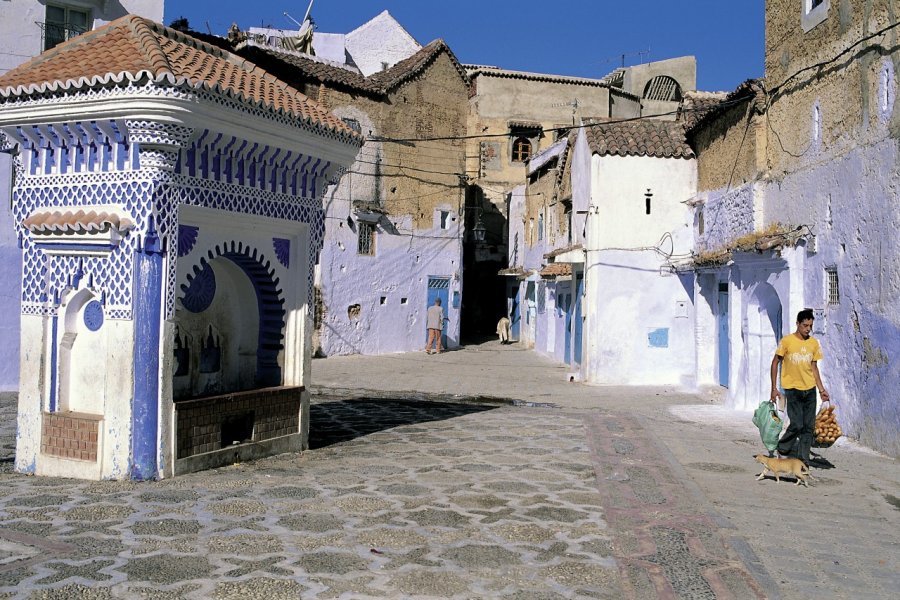 Fontaine à Chefchaouen. Hugo Canabi - Iconotec