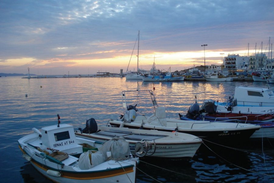 Coucher de soleil à Tinos. Ana JOVETIC-VUCKOVIC