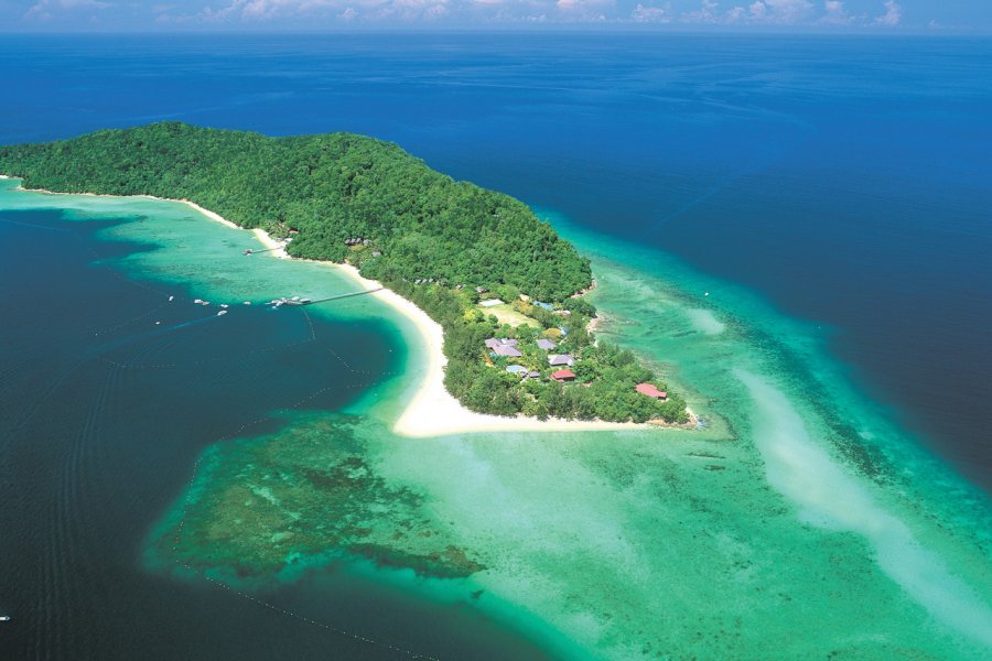 Parc national de Tunku Rahman Abdul, vue aérienne Sabah Tourism Board / David Kirkland