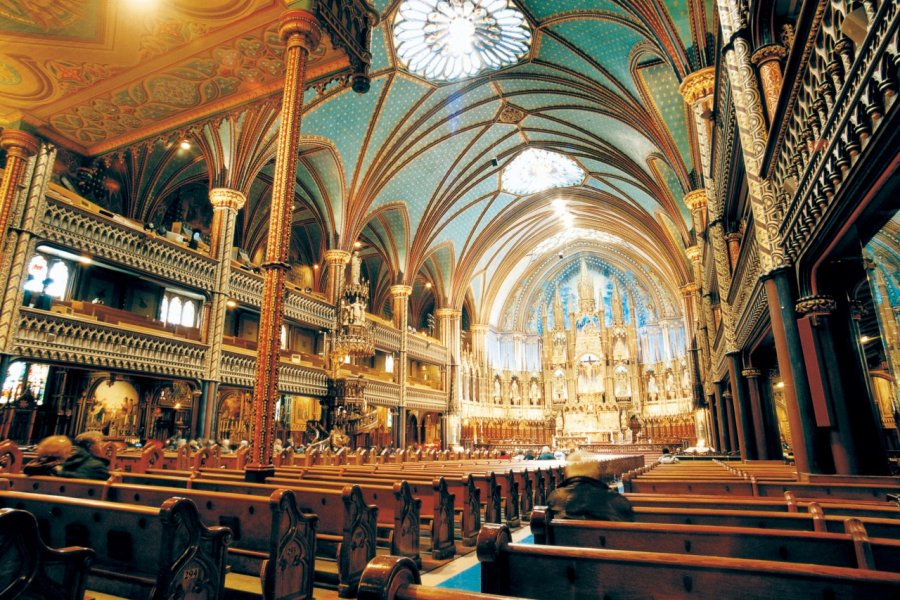 Basilique Notre-Dame de Montréal. (© Stéphan SZEREMETA))