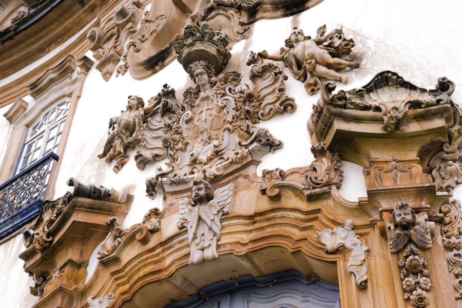 Façade de l'église São Francisco à Ouro Preto. (© Marcelo F Junior - Shutterstock.com))