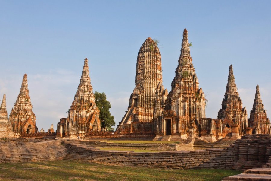 Pagode Chaiwatthanaram du temple d'Ayutthaya. Esanbanhao - iStockphoto