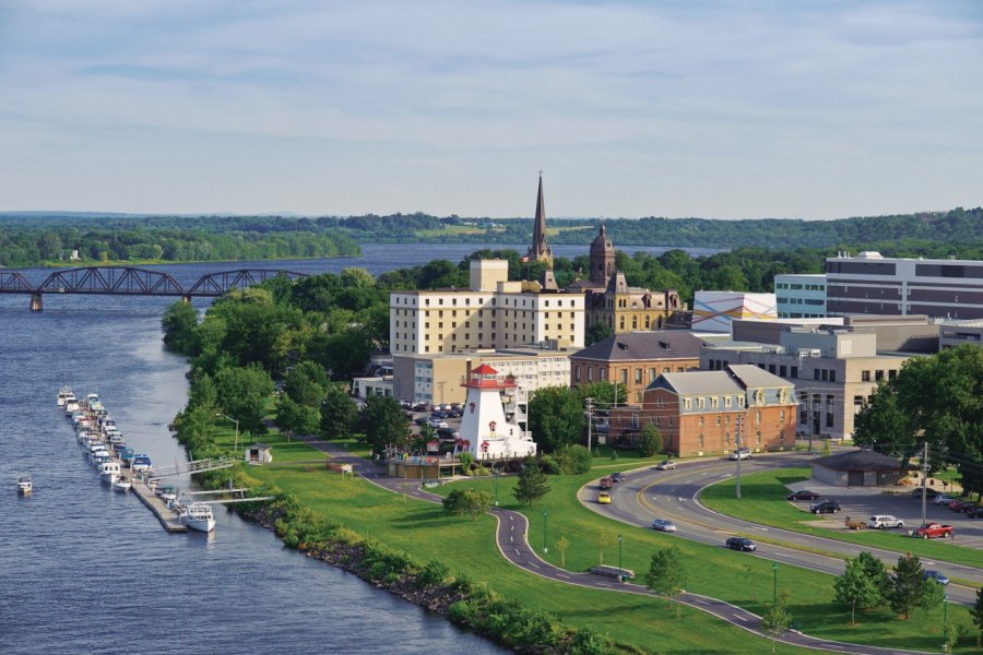 Vue sur Fredericton. Tourisme Nouveau-Brunswick