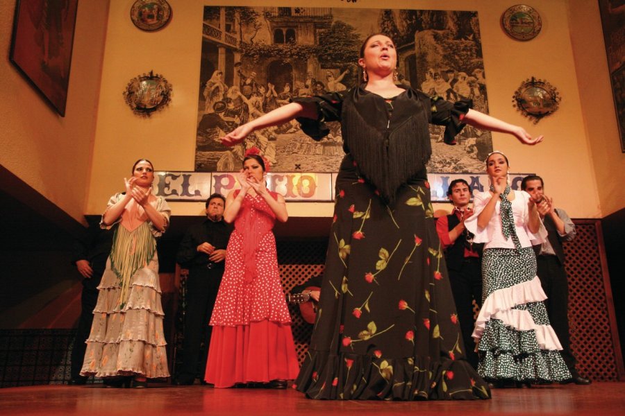 Spectacle de flamenco à El Patio Sevillano. Stéphan SZEREMETA