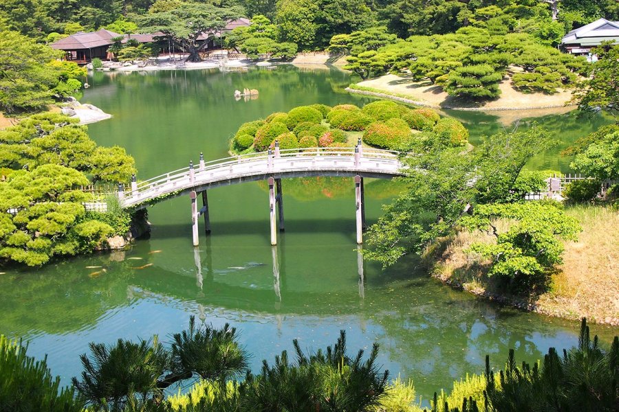 Le Ritsurin-koen à Takamatsu. Maxime DRAY