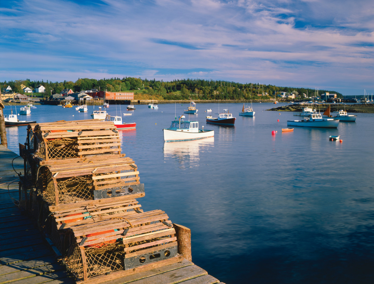 Port de pêche de Bar Harbor.