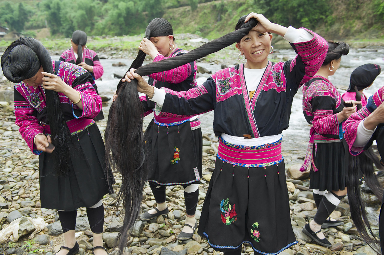 Femmes Yao, Longji.