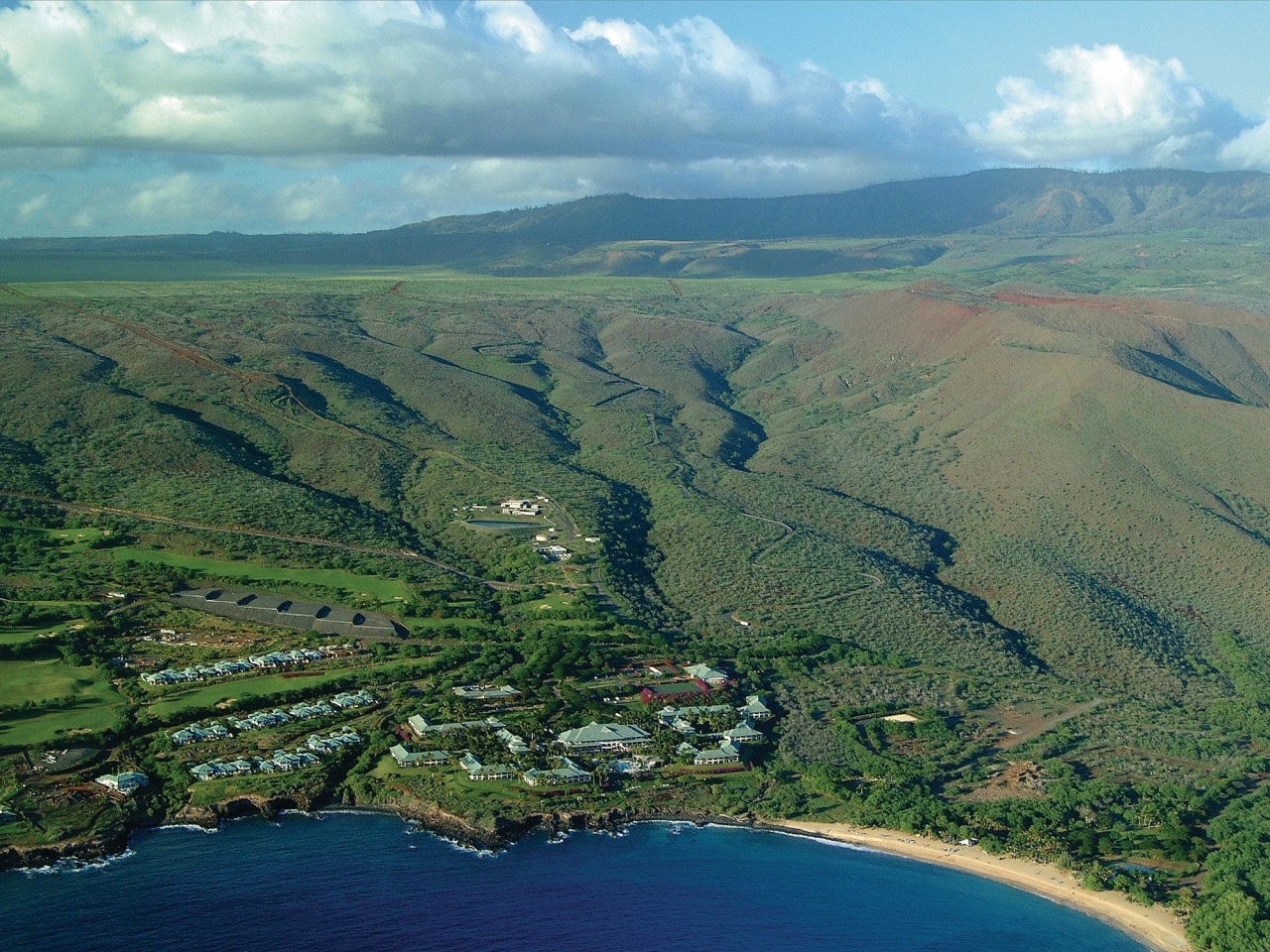 Hulopoe Bay.