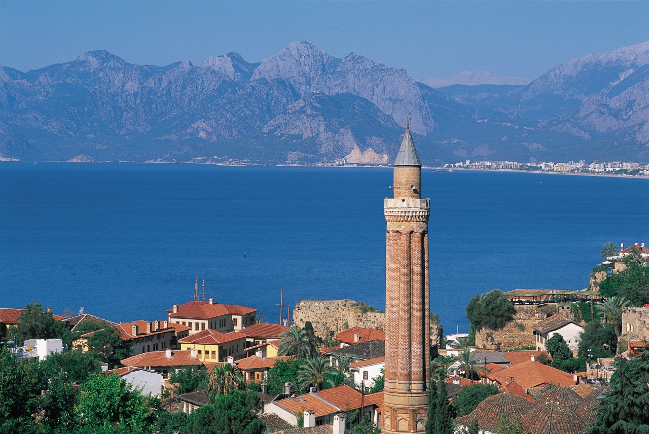 Le Yivli Minare (minaret cannelé) est le symbole d'Antalya.