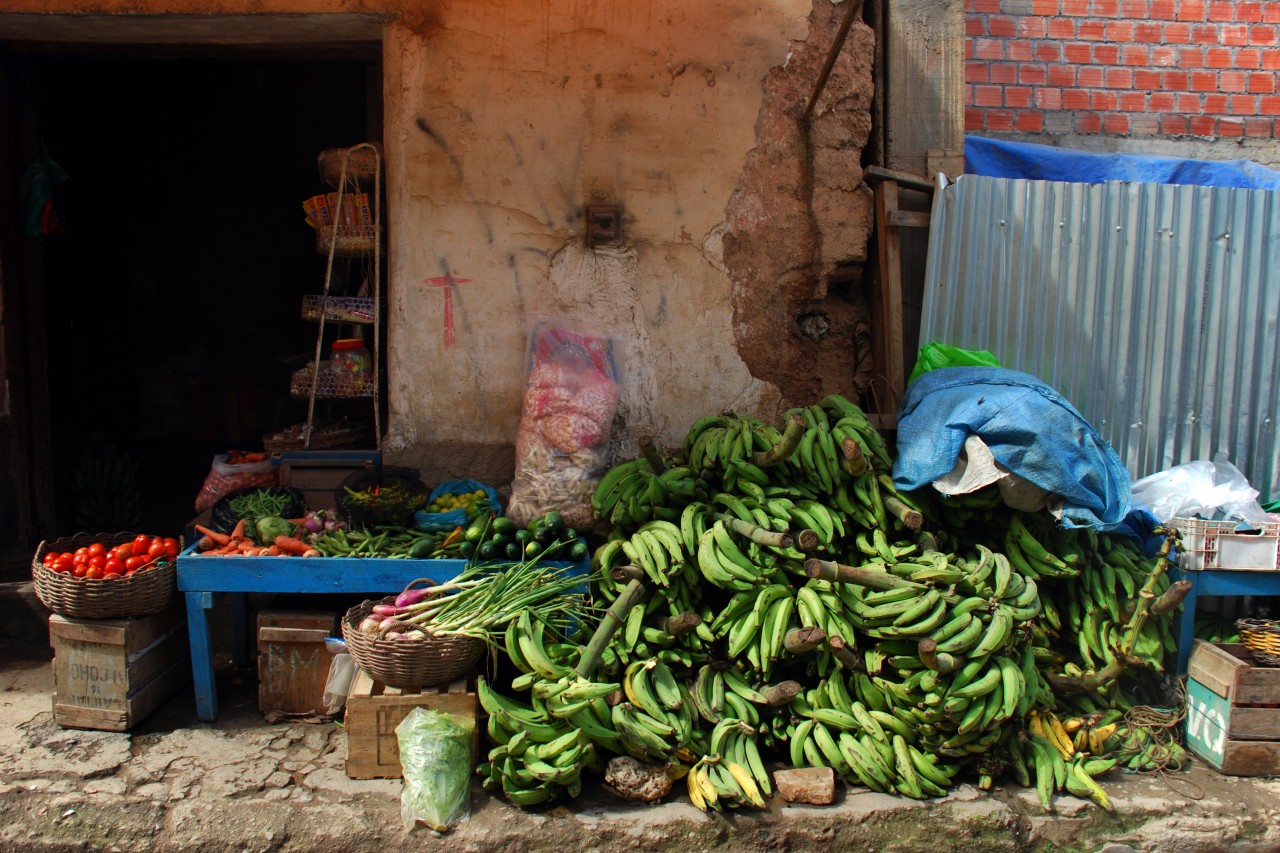 Marché de Coroico.