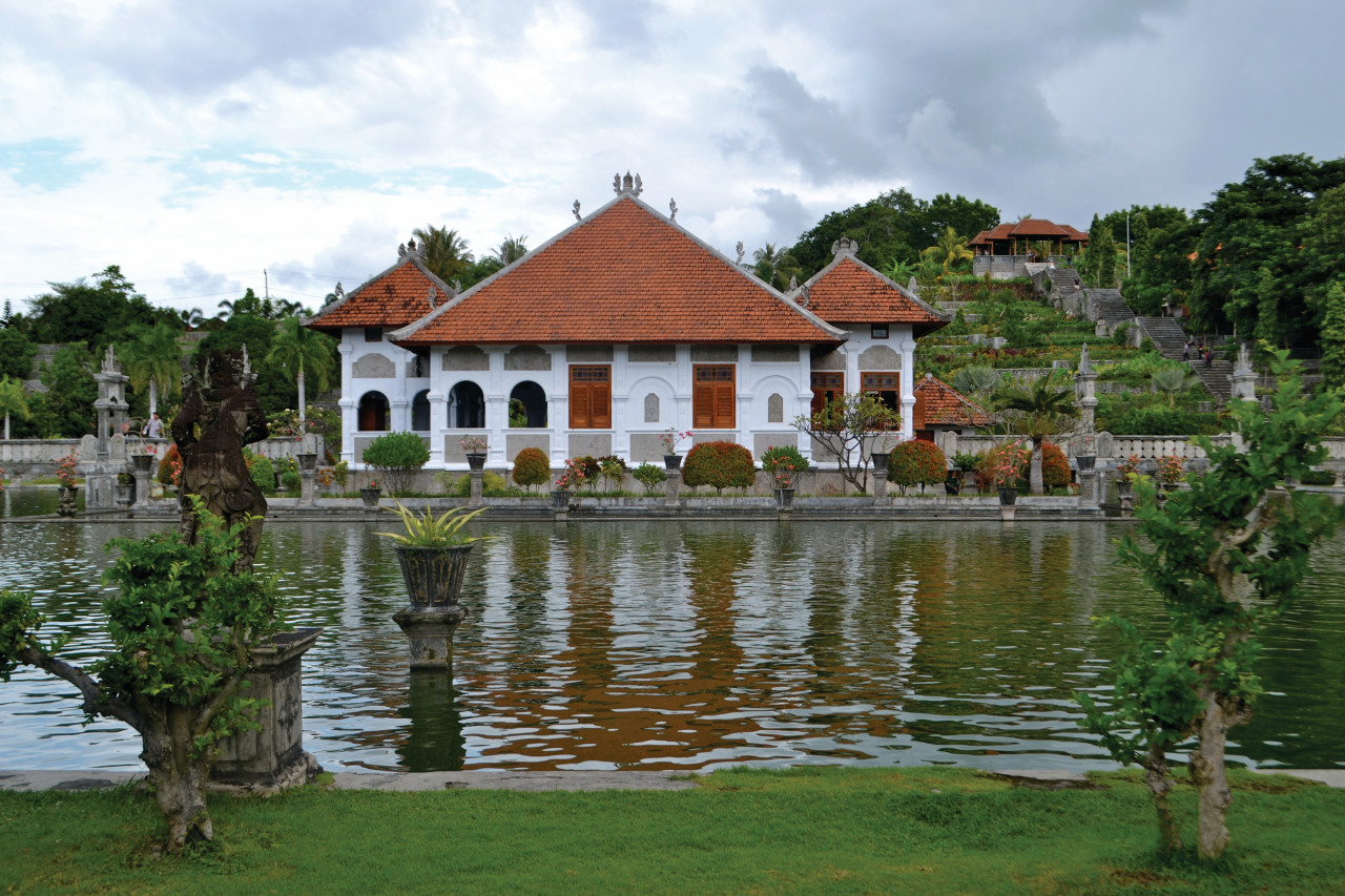 Le Puri Taman Ujung situé sur la côte sud-est d'Amlapura.