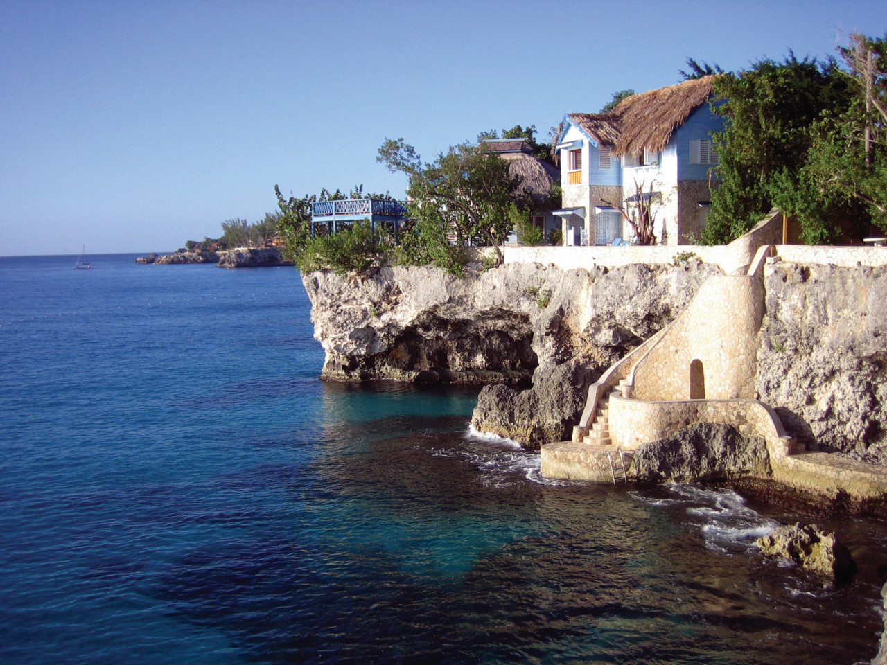 La côte de Négril.