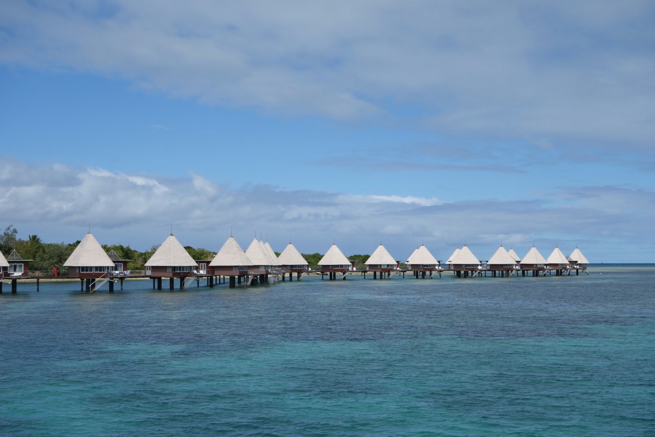 Maisons de vacances sur pilotis, Nouméa.