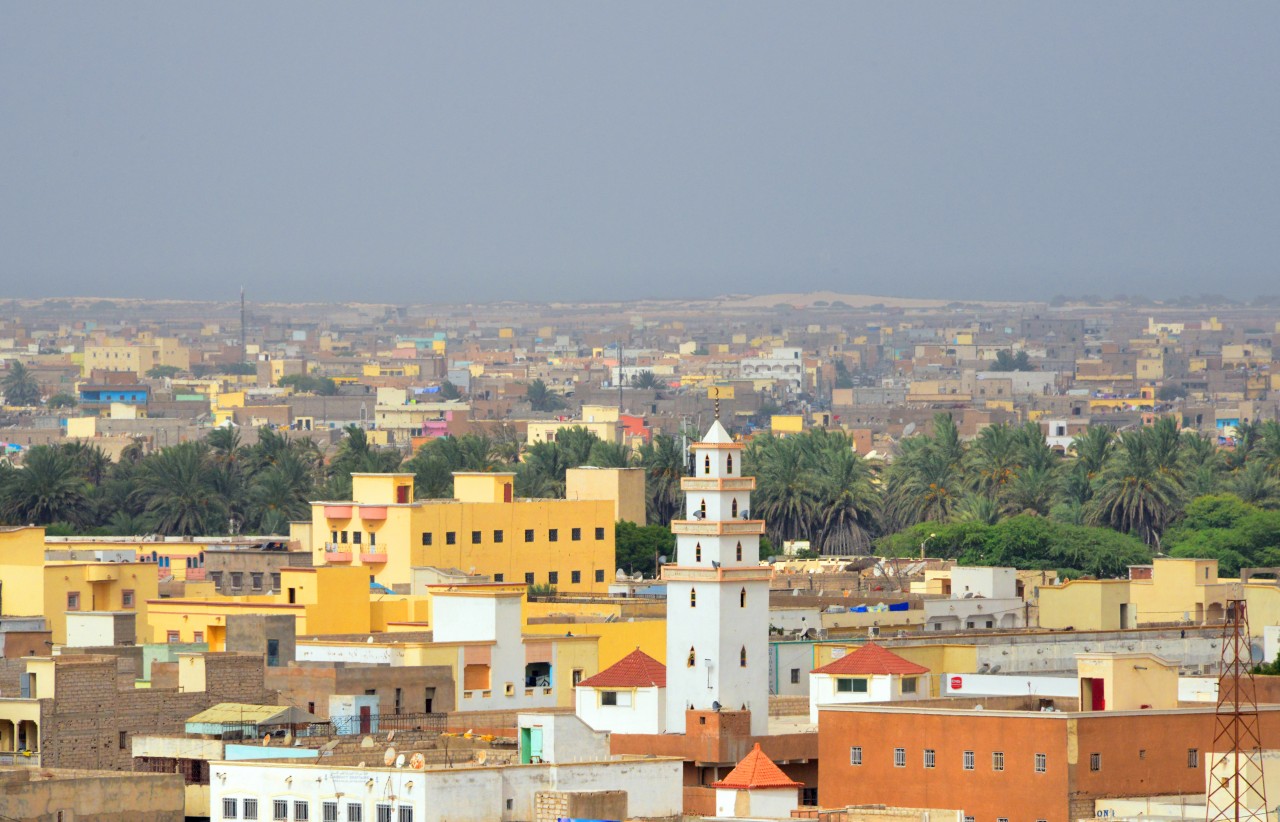 Nouakchott, capitale de la Mauritanie.