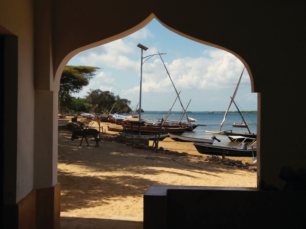 <p>Petit port de Shela.</p>
